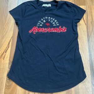 Abercrombie & Fitch Navy Blue Tee